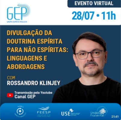 Live GEP Espiritismo para Não Espíritas