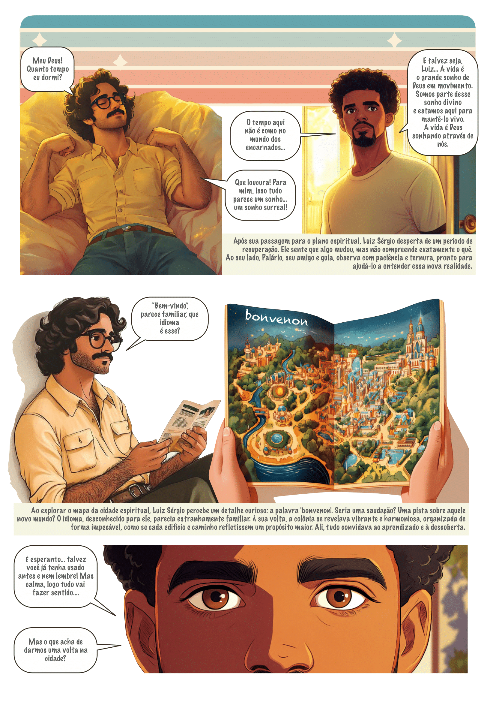 Página 3 do quadrinho Um Jovem no Além – História completa