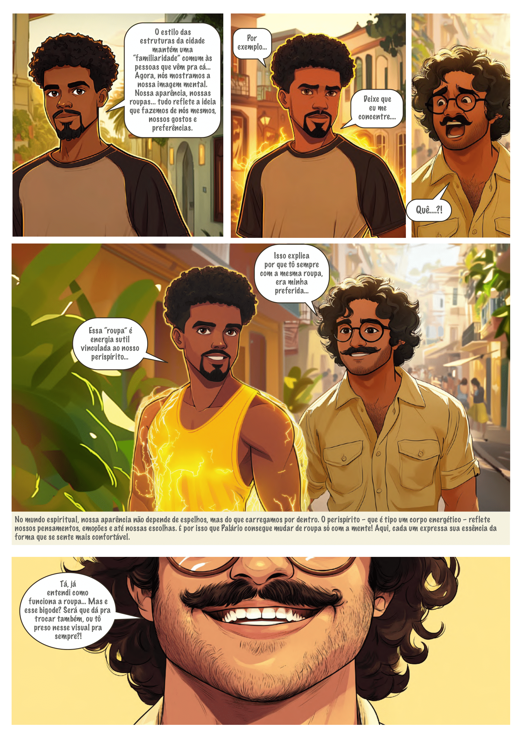 Página 4 do quadrinho Um Jovem no Além – História completa