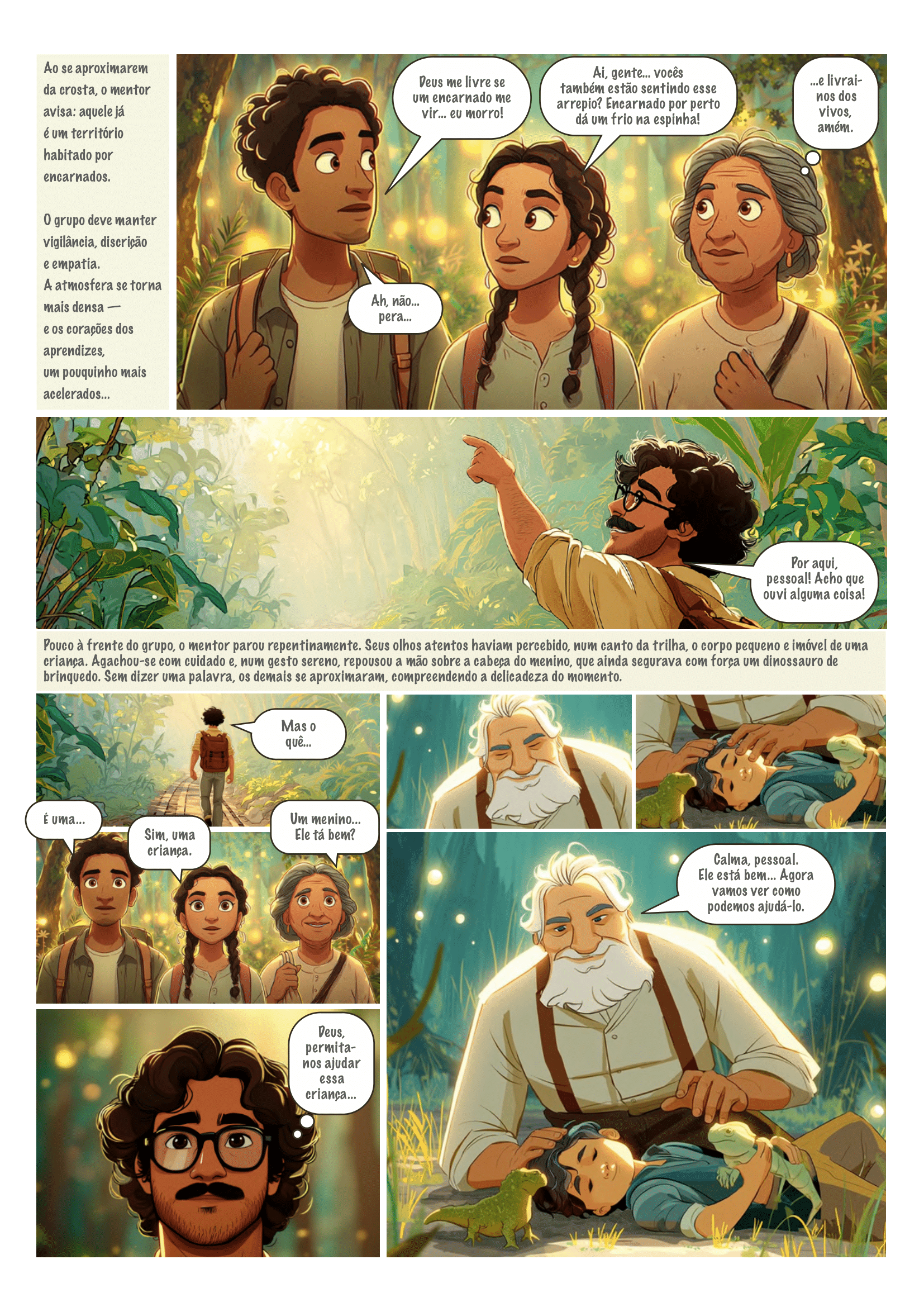 Página 8 do quadrinho Um Jovem no Além – História completa