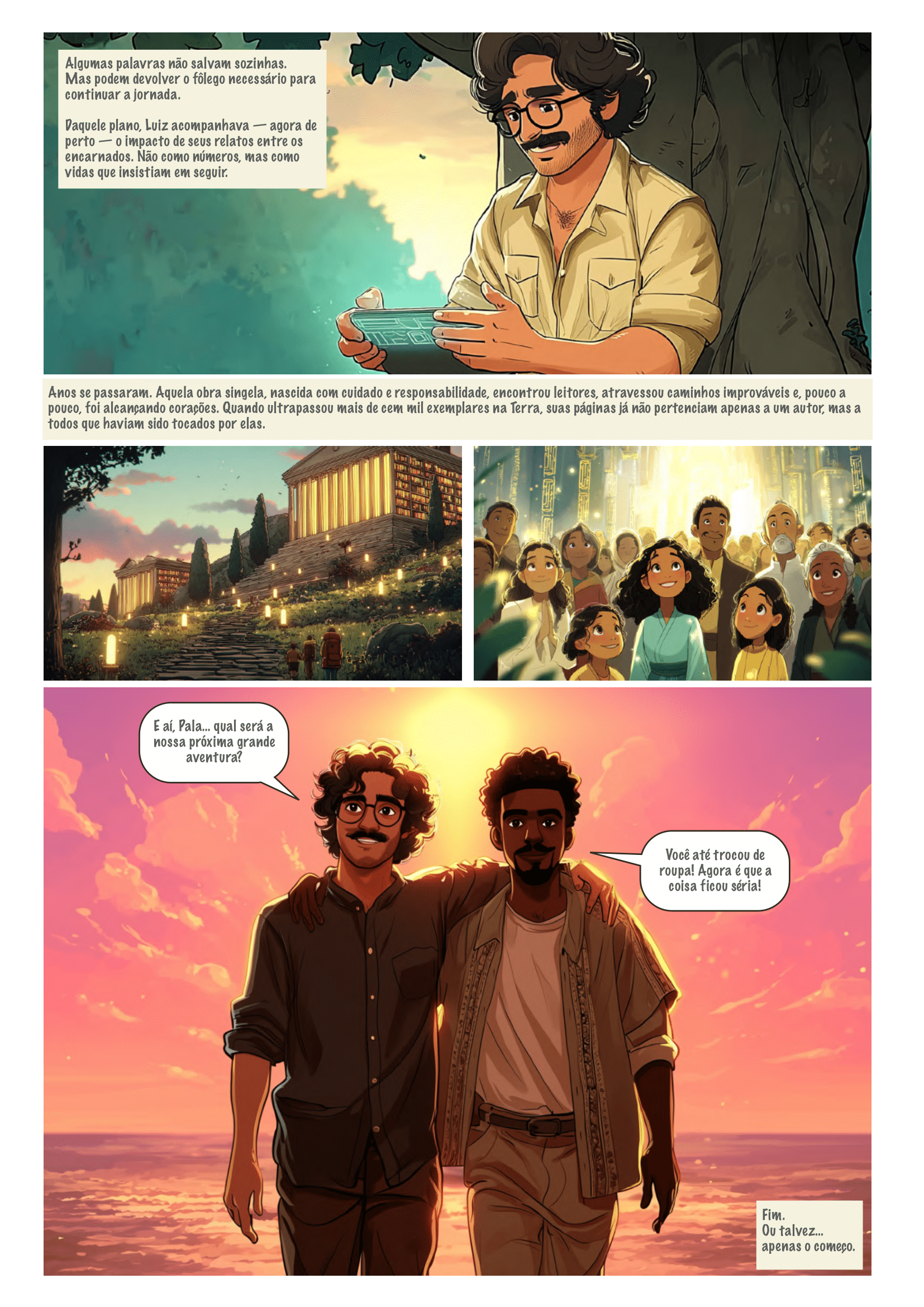 Página 15 do quadrinho Um Jovem no Além – História completa