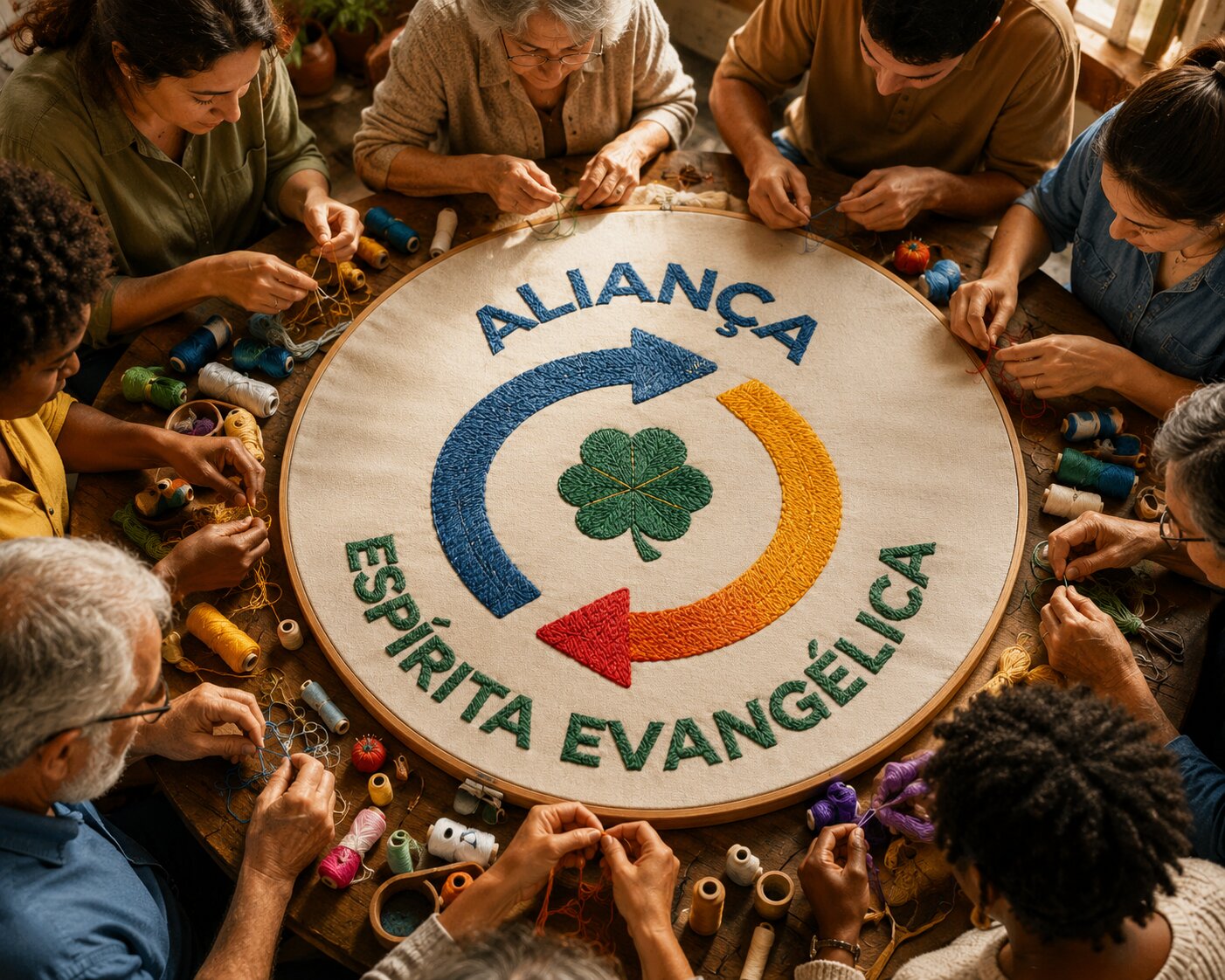 Ilustração do editorial Fazer mais ou fazer juntos?